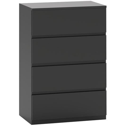 Chest Of Drawers, 4-Drawer Storage Cabinets, Modern Dresser, Storage Drawer Unit For Bedroom